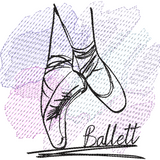 Stickdatei "Ballett"
