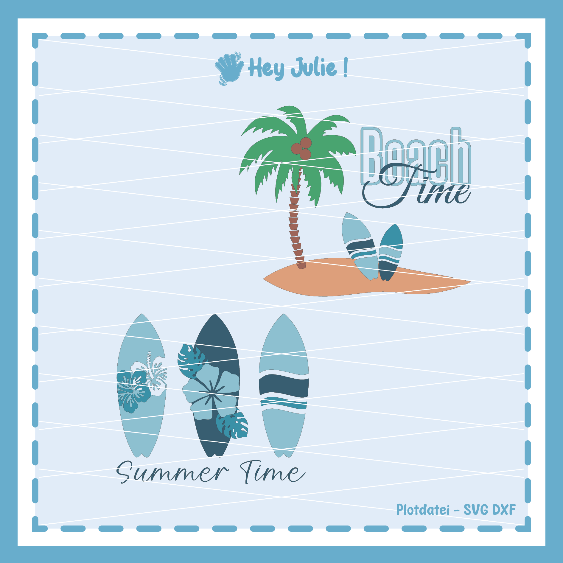 Plotterdatei Beach - Sewando