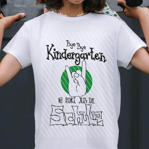 ByeBye Kindergarten | SVG, DXF & PNG Plotterdatei, Laserdatei - Sewando