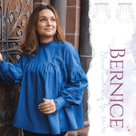 Schnittmuster Bluse Bernice Größen 34–50 - Sewando