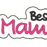Stickdatei - Anhänger-Set "Beste Mama & Bester Papa"