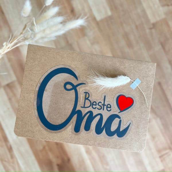 Beste Oma | SVG, DXF & PNG Plotterdatei, Laserdatei - Sewando