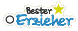 Stickdatei Anhänger - Set "Beste/r Erzieher/in" & "Lieblingserzieher/in"