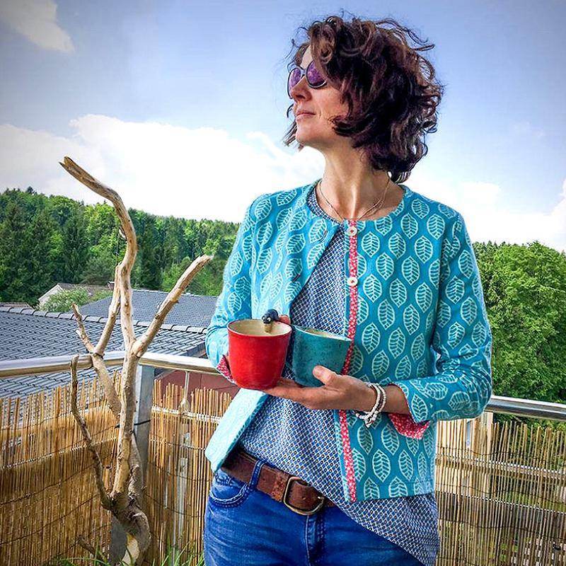 Schnittmuster Jacke Betty Gr. S–XL – PDF A4, A0 & Beamer inkl. Anleitung - Sewando