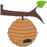Stickdatei - Biene BEE - Sewando