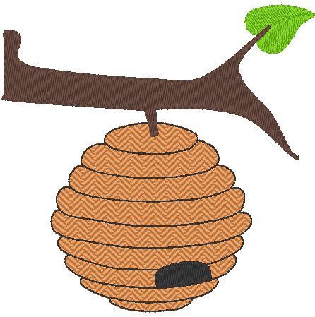 Stickdatei - Biene BEE - Sewando