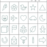 Stickdatei - Spiel "BINGO" für maximal 6 Kinder (mit Motiven)