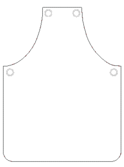 Stickdatei - ITH Flaschenschürzen Eierlikör (große Flaschen) - Sewando
