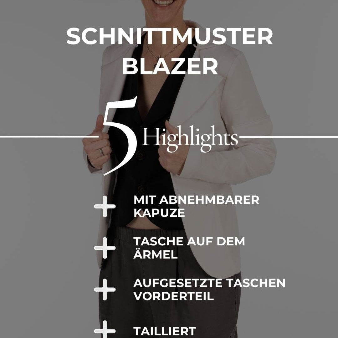 E-Book und Schnittmuster | Blazer S-XL - Sewando