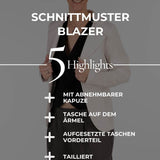 E-Book und Schnittmuster | Blazer S-XL - Sewando