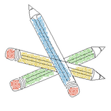 Stickdatei - Single Line "Schule / Einschulung"