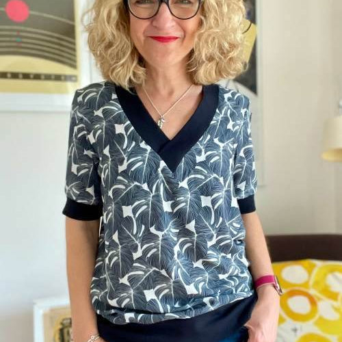 Schnittmuster Blusenshirt Thilda Gr. 34-50 - Sewando