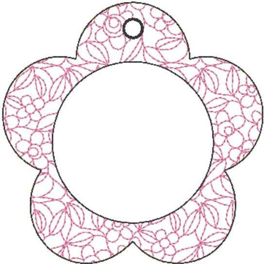 Stickdatei - ITH Blume für Ostereier u.ä. - Sewando