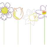 Stickdatei - Set "Frühlingsgrüße" (3 Dateien)