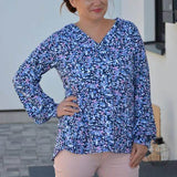 Schnittmuster Bluse Beryll Gr. A - M DE/EN/FR - Sewando