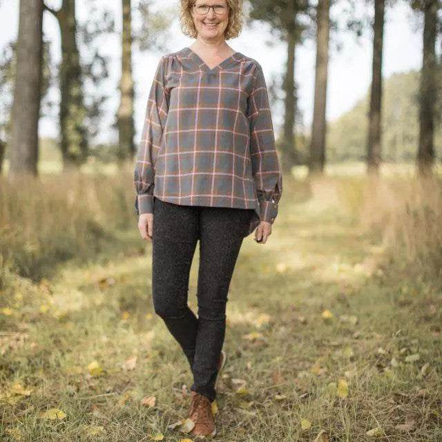 Schnittmuster Bluse Beryll Gr. A - M DE/EN/FR - Sewando