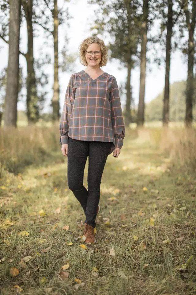 Schnittmuster Bluse Beryll Gr. A - M DE/EN/FR - Sewando