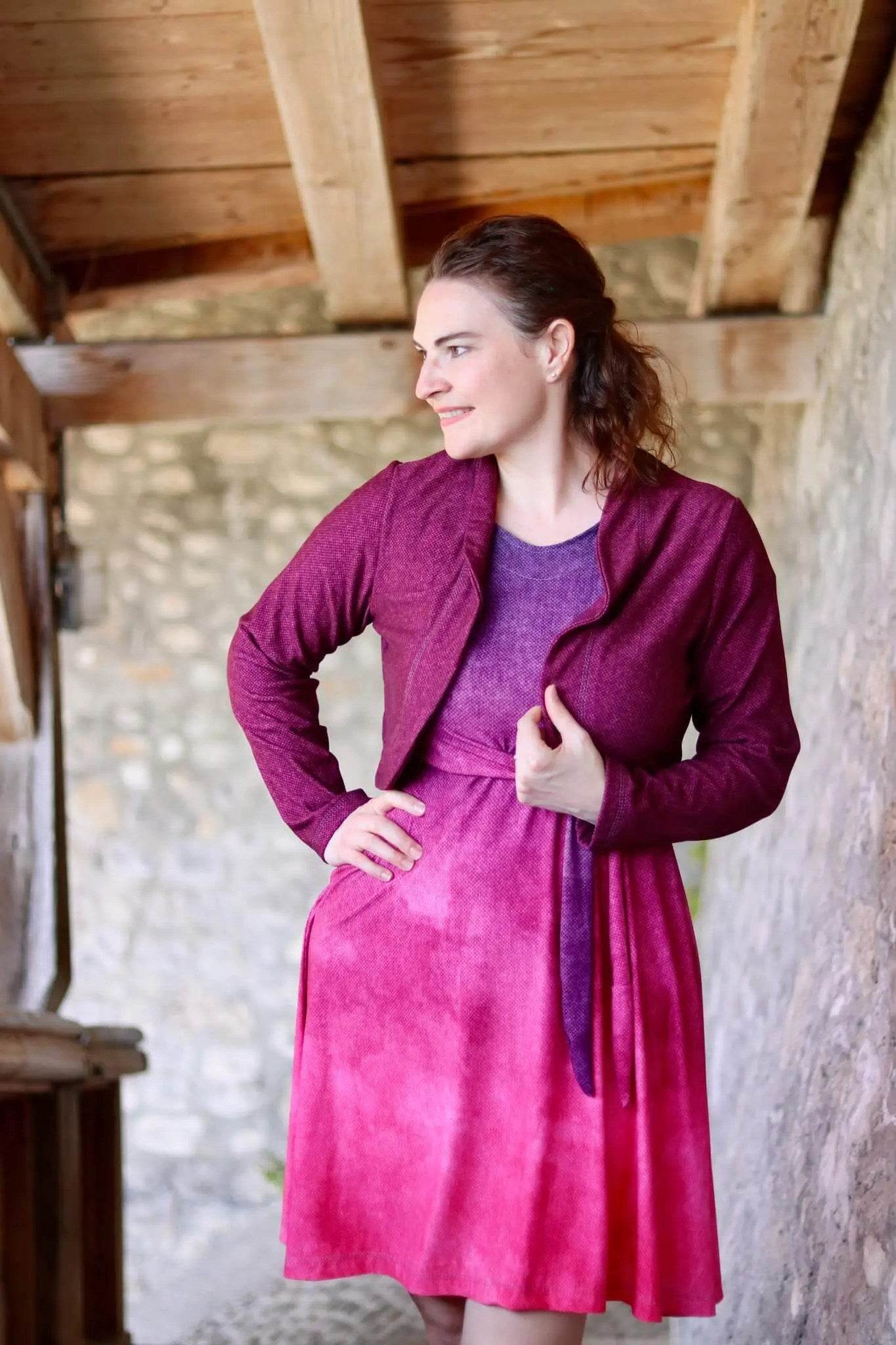 Schnittmuster Bolero Boji Gr. A - M DE/EN/FR. BU 76-134cm - Sewando