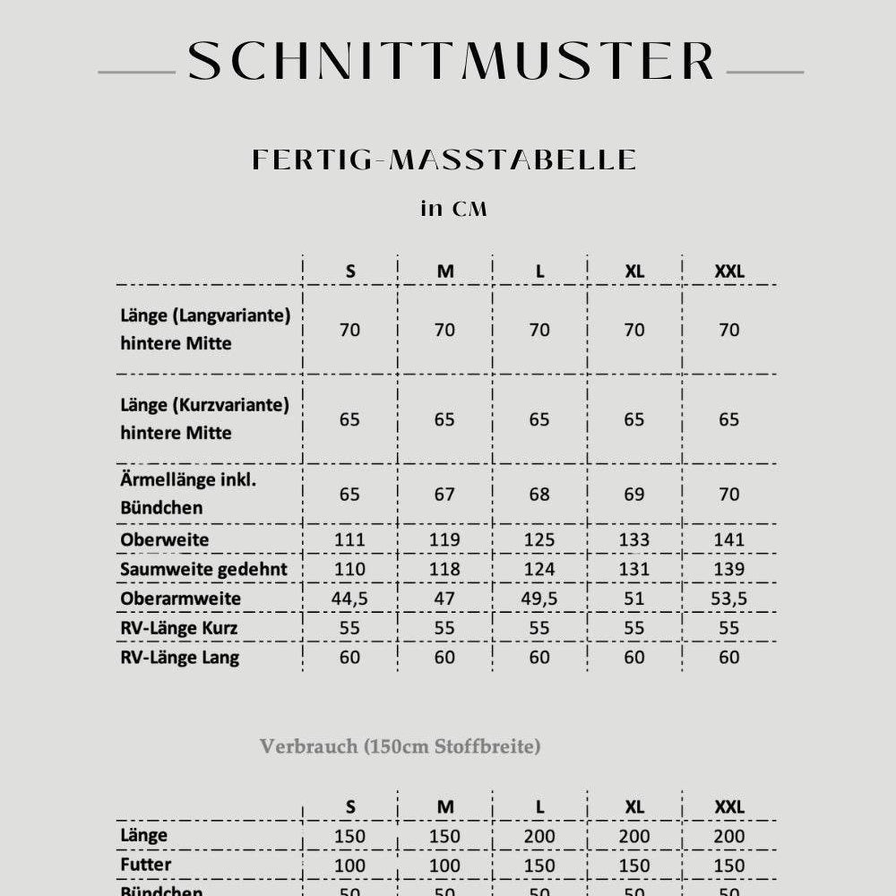 Bomberjacke Daniel S-XXL in zwei Längen - Unisex - Sewando
