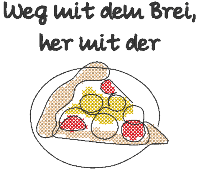 Stickdatei - Sprüche-Set für Babylätzchen - Sewando
