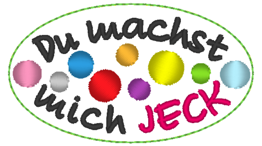 Stickdatei - Brosche / Anstecker ALAAF & HELAU - Sewando