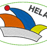 Stickdatei - Brosche / Anstecker ALAAF & HELAU - Sewando