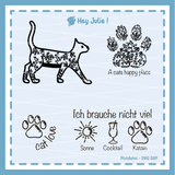 Plotter- und Laserdatei Cat Love - Sewando