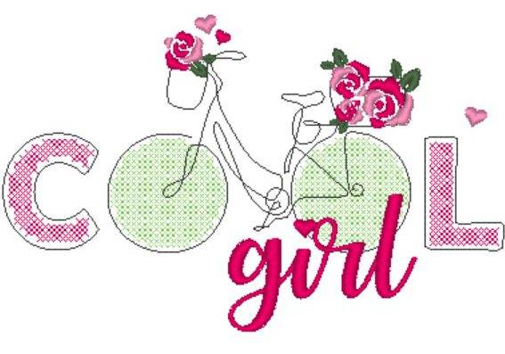 Stickdatei COOL Girl - Sewando