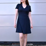 Schnittmuster COREY Set Shirt und Kleid mit ganz besonderem Kragen und gar nicht schwer zu nähen Gr. 34-54 - Sewando
