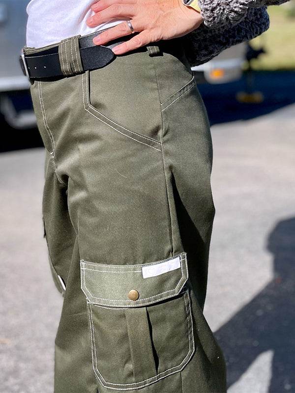 Schnittmuster CORINNA- Cargohose, Regenhose mit den typischen Taschen Gr. 34-54 - Sewando