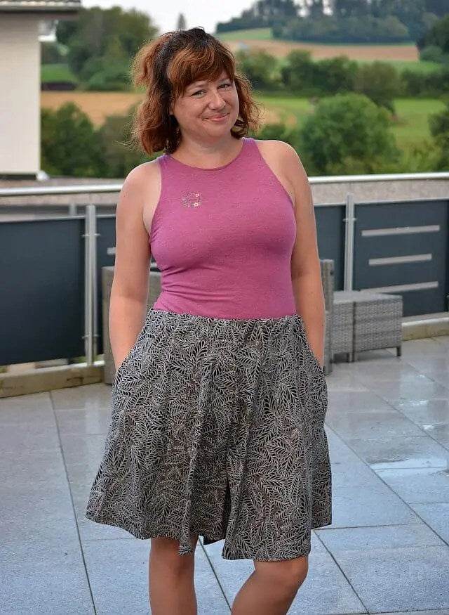 Schnittmuster Hosenrock Caminit Culotte Gr. XS - XXL DE/EN/FR - Sewando
