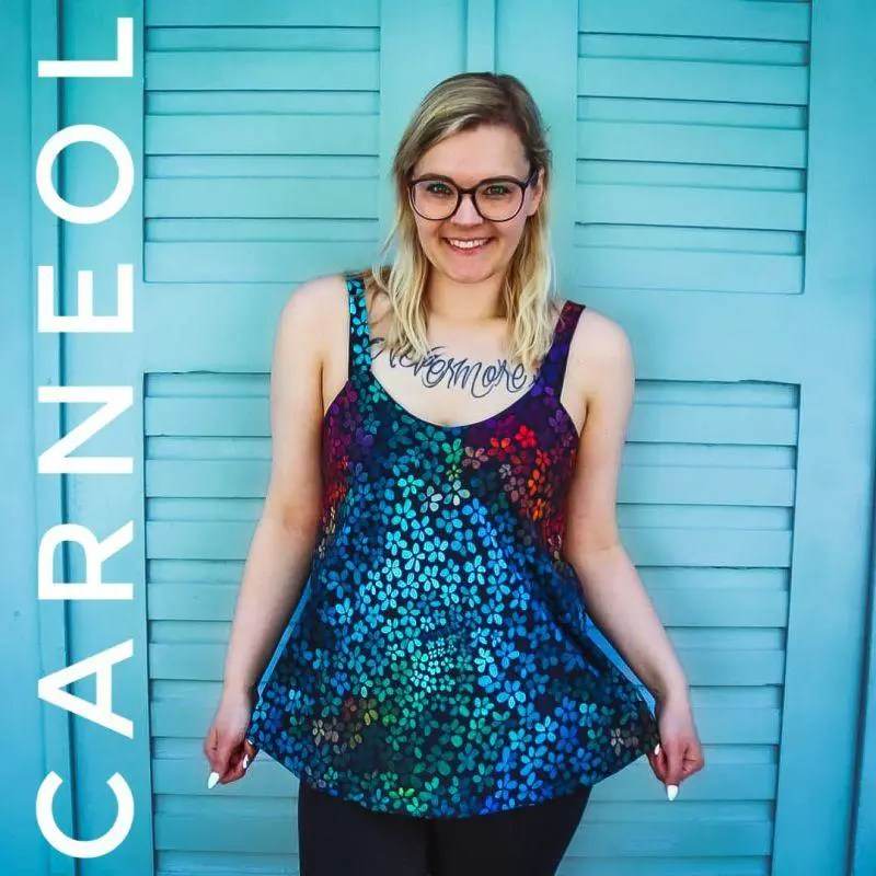 Schnittmuster Boho-Top Carneol Gr. 32 - 56 DE - Sewando