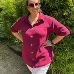 Schnittmuster Caro - Hemdbluse, Kleid mit leicht überschnittenen Schultern Gr. 34-54 - Sewando