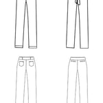Schnittmuster CHINETTA - Chinohose Gr. 34-54 - Sewando
