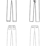 Schnittmuster CHINETTA - Chinohose Gr. 34-54 - Sewando