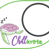 Stickdatei - Mugrug "Chillkröte"