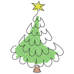 Stickdatei - Bestecktaschen - Weihnachten (12 Single Line Motive) - Sewando