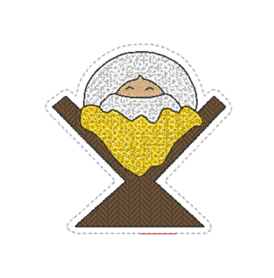 Stickdatei - Krippenfiguren für Holzspieße - Sewando