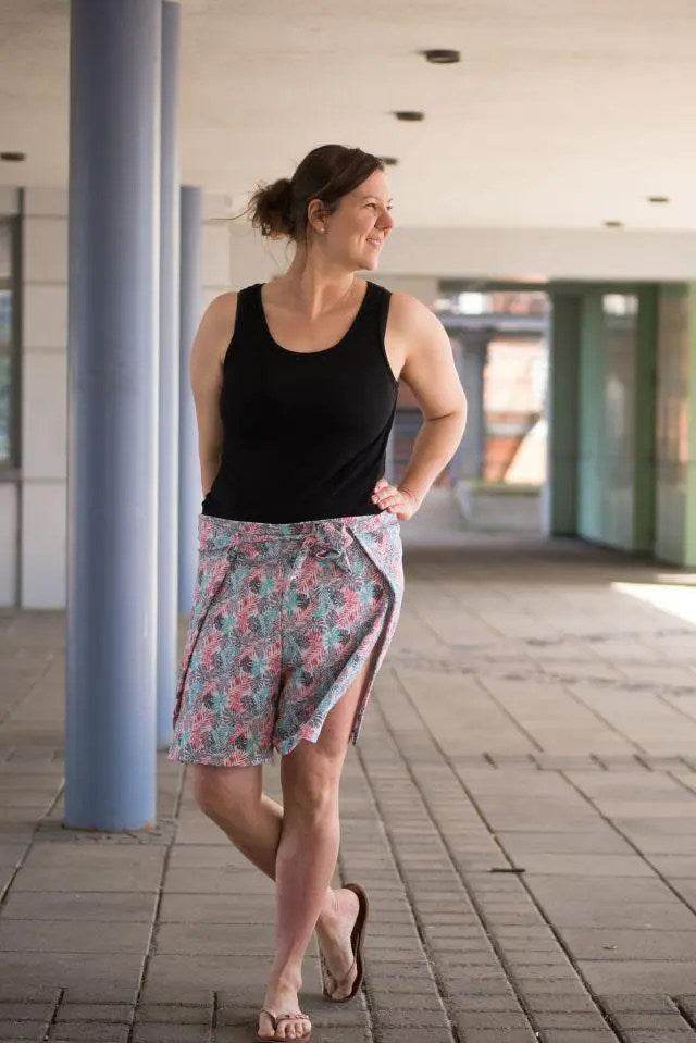 Schnittmuster Wrap Pants Citrin Gr. S - XXXL DE/EN/FR - Sewando