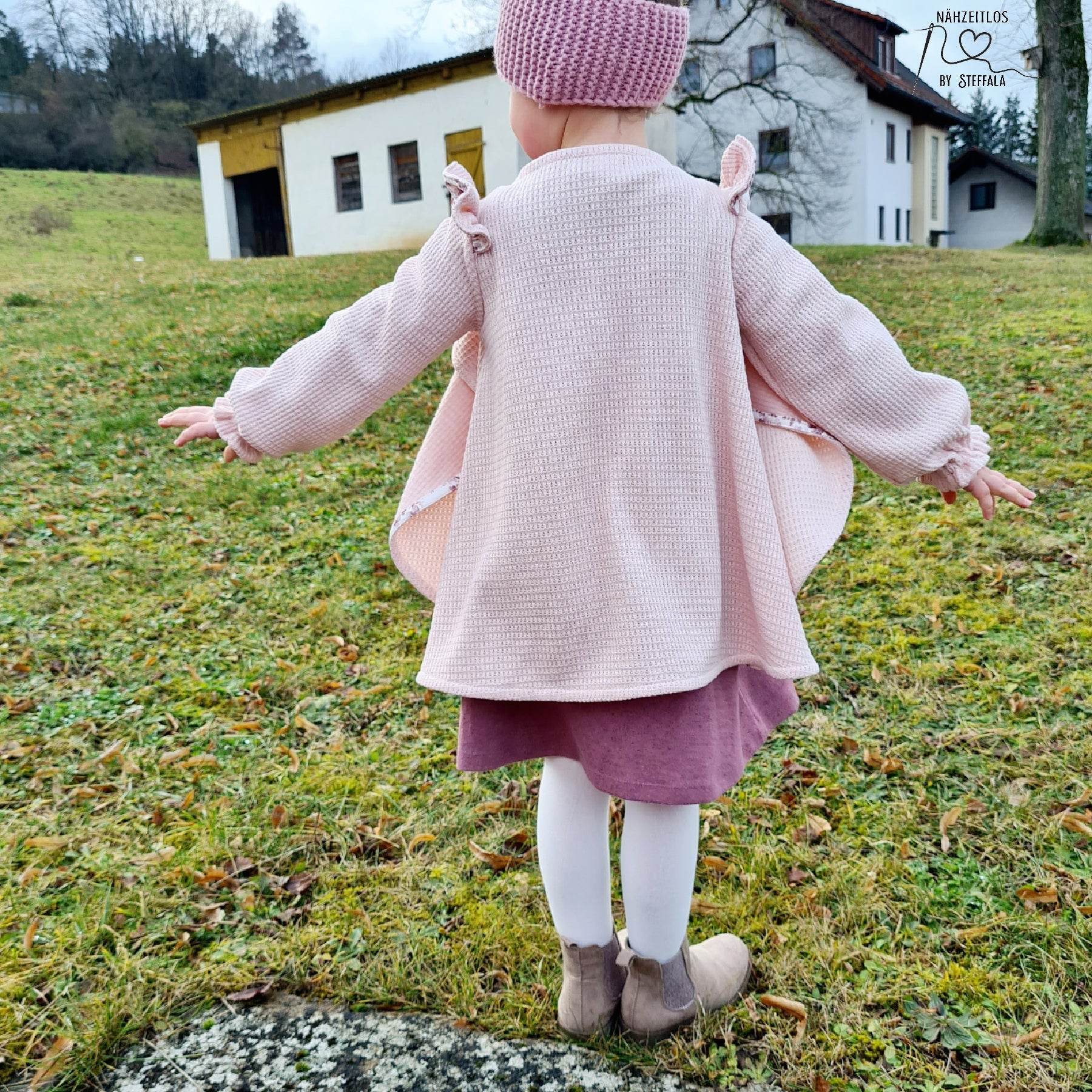 Schnittmuster Cardigan Clara Größen 86-140 - Sewando