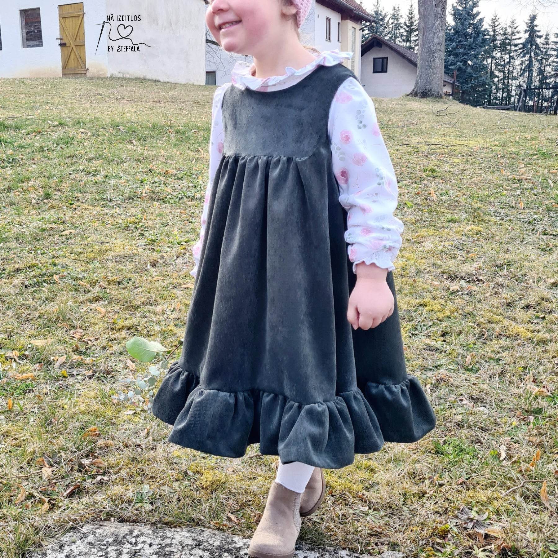 Schnittmuster Trägerkleid Freya Gr. 86-140 - Sewando