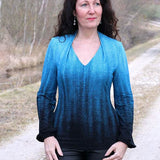 Schnittmuster COREY Set Shirt und Kleid mit ganz besonderem Kragen und gar nicht schwer zu nähen Gr. 34-54 - Sewando
