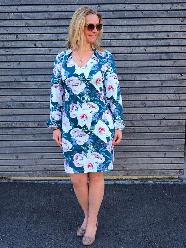 Schnittmuster COREY Set Shirt und Kleid mit ganz besonderem Kragen und gar nicht schwer zu nähen Gr. 34-54 - Sewando
