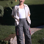 Schnittmuster CORINNA- Cargohose, Regenhose mit den typischen Taschen Gr. 34-54 - Sewando
