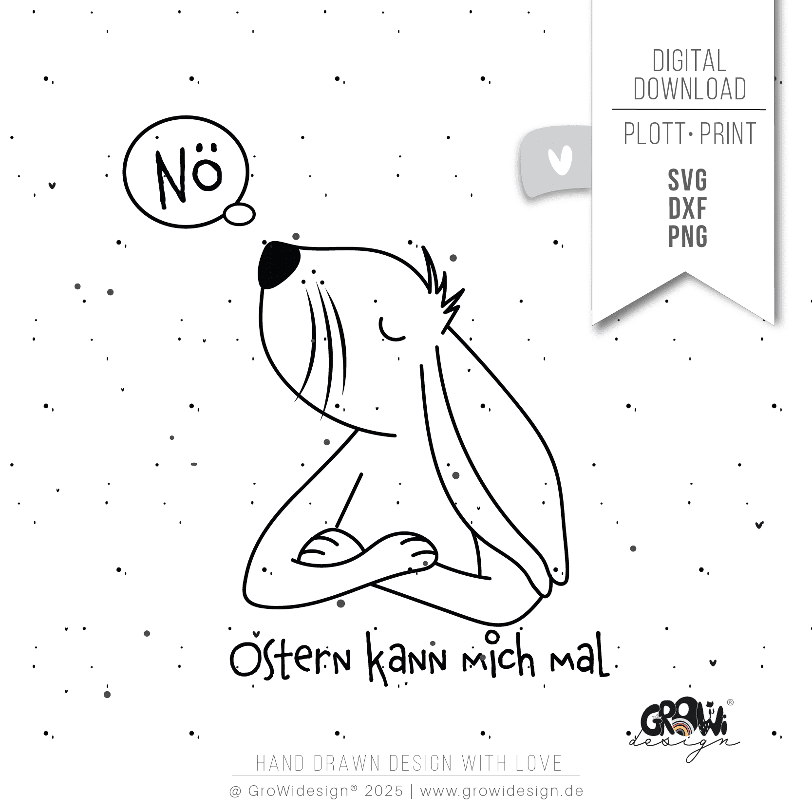 NÖ HASE Plotterdatei [Digital] - Sewando