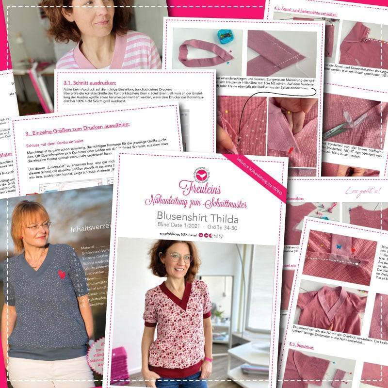 Blusenshirt Thilda Ebook - Sewando