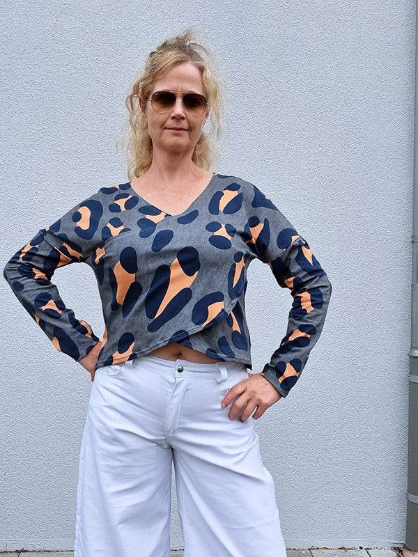 Schnittmuster CRISSI - Crisscross-Pullover Gr. 34-54 - Sewando