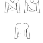 Schnittmuster CRISSI - Crisscross-Pullover Gr. 34-54 - Sewando