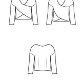 Schnittmuster CRISSI - Crisscross-Pullover Gr. 34-54 - Sewando