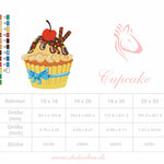 Cupcake Stickdatei – Süßes Motiv für Geburtstage, Deko & kreative Projekte - Sewando